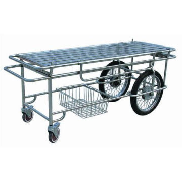 Edelstahl Krankenhaus Stretcher Trolley für Patiententransfer (G-4)